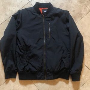 Vans Black Bomber Jacket Size Small
